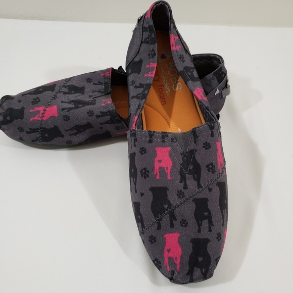 bobs shoes dog pattern